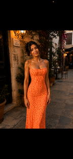 Women’s Floral Backless Maxi Slip Dress